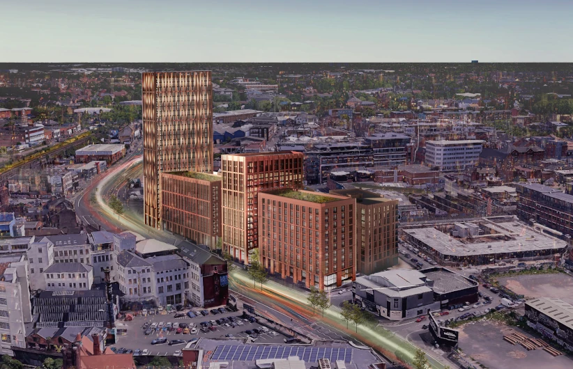 stone yard bullring aerial